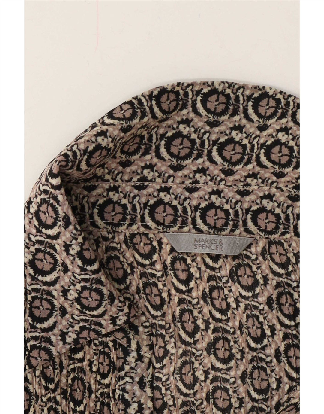 Cămașă formală pentru femei Marks & Spencer UK 18 XL gri geometric