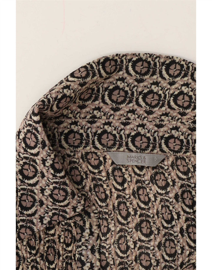 Cămașă formală pentru femei Marks & Spencer UK 18 XL gri geometric