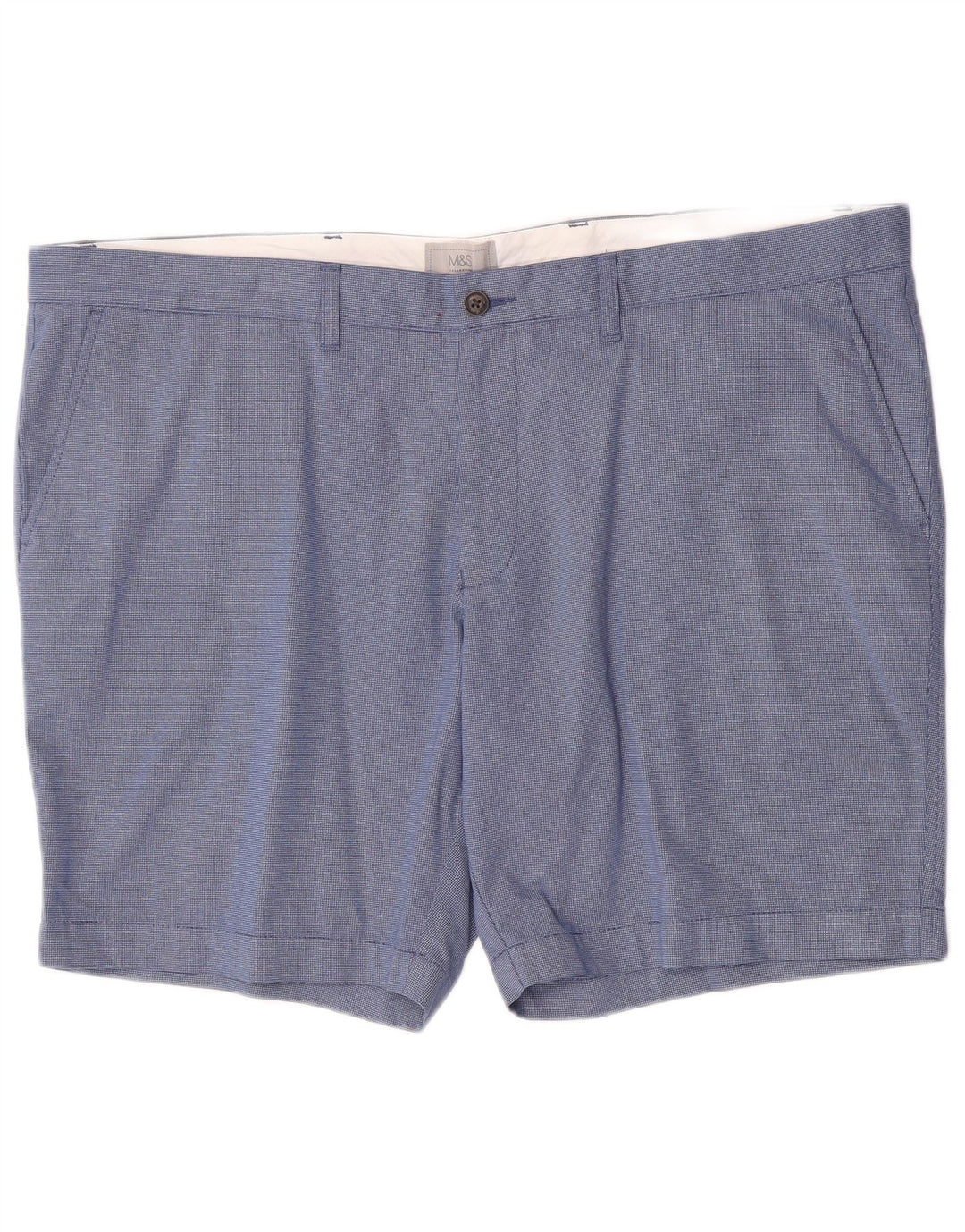 Pantaloni scurți chino pentru bărbați Marks & Spencer W44 2XL Bumbac albastru