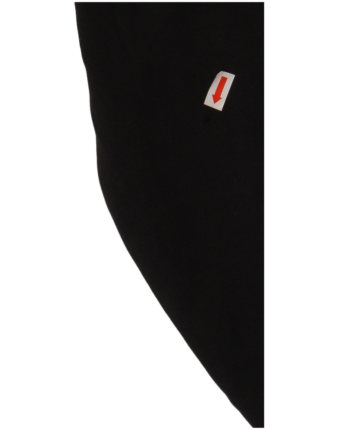 ADIDAS Pulover oversized Crop Hoodie pentru femei UK 6 XS Bumbac negru