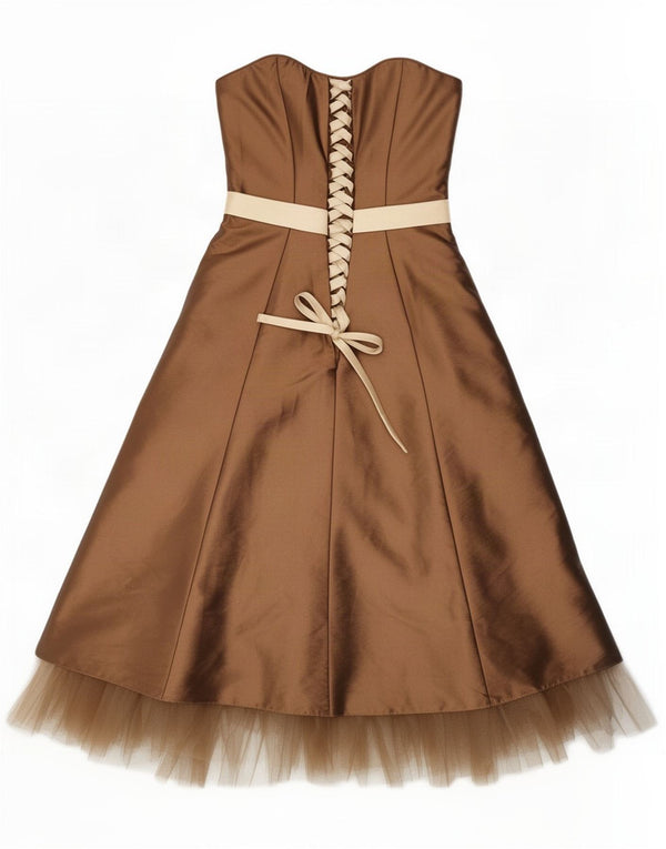 Rochie tutu fără bretele pentru femei Hilary Morgan UK 10 Small Brown