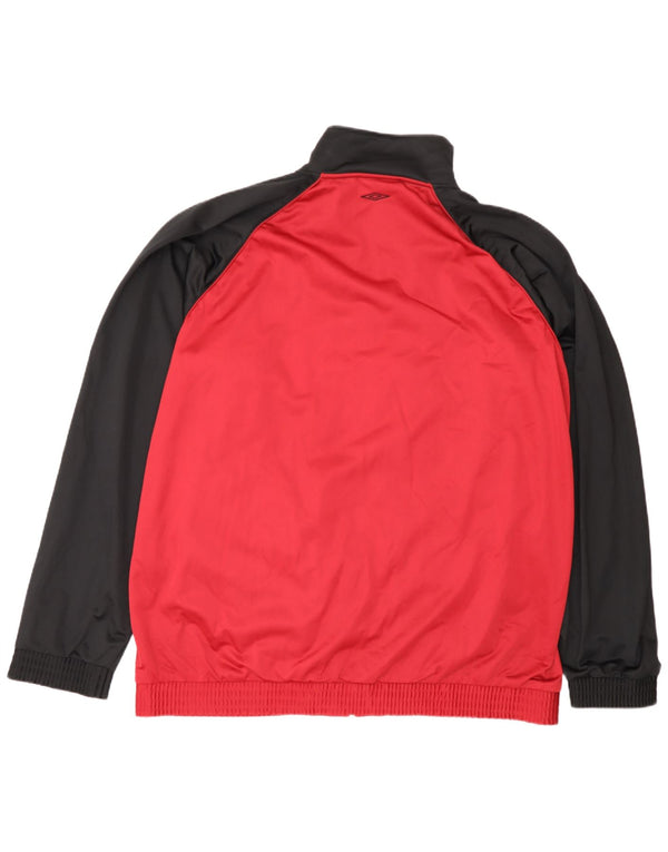 Jachetă de trening pentru bărbați Umbro UK 47/49 2XL Poliester color bloc roșu