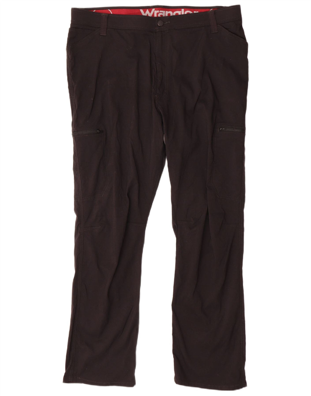 Pantaloni cargo drepti pentru femei WRANGLER W42 L30 Nylon negru