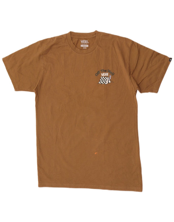 Tricou grafic Vans Classic Fit Top Bumbac Bej Mediu