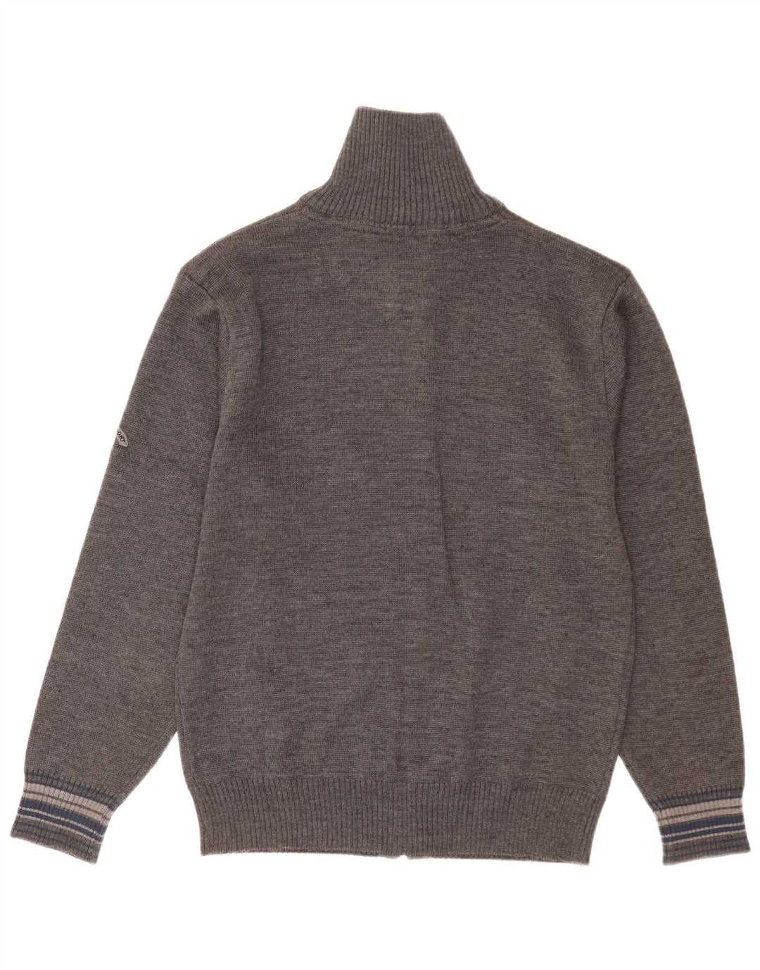 Cardigan Vintage pentru bărbați XL Lână virgină gri