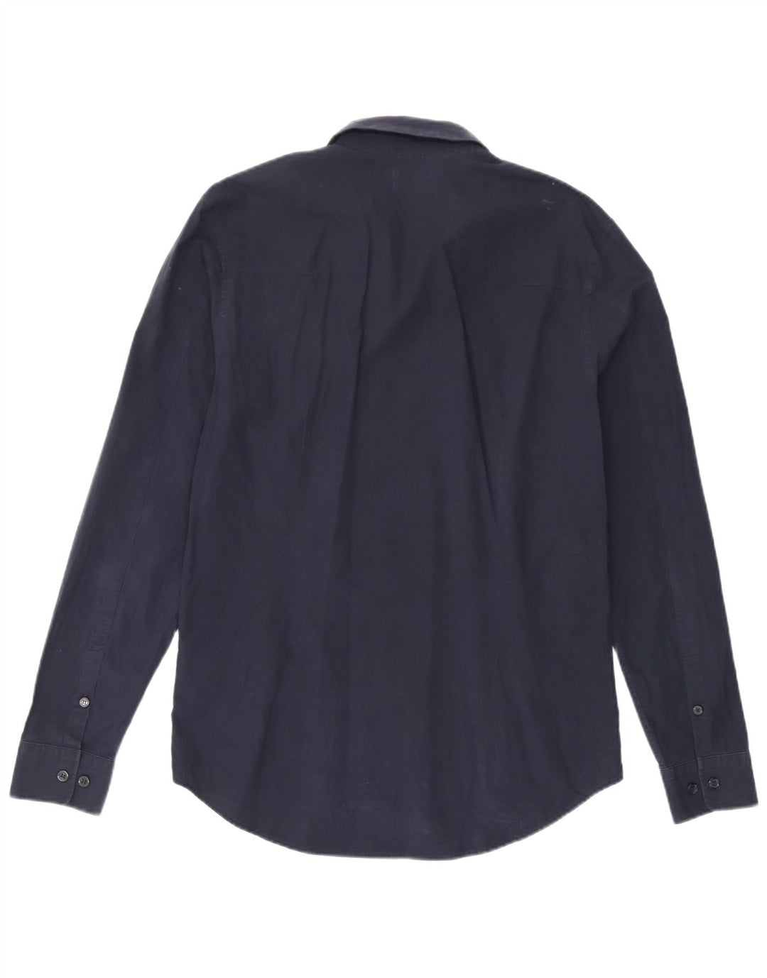 Cămașă pentru bărbați Calvin Klein Jeans Slim Fit Bumbac mediu albastru bleumarin