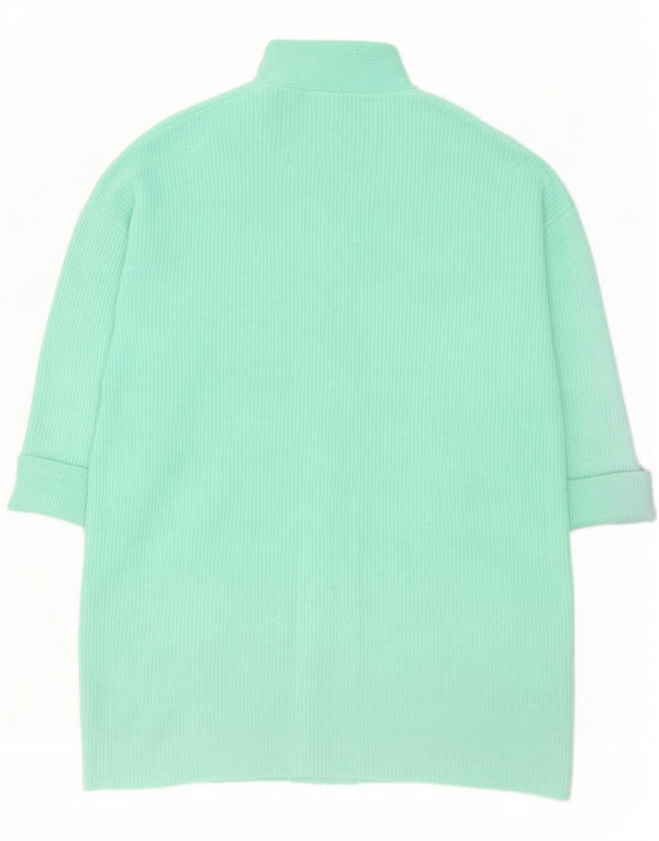 Jack Wills Pulover cardigan supradimensionat pentru femei UK 12 Medium Green