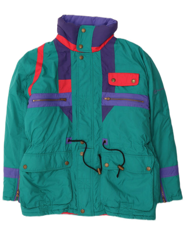 Jachetă de schi pentru bărbați Sergio Tacchini UK 38 Medium Blue Colorblock Poliester