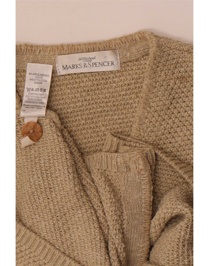 Pulover cardigan fără mâneci St. Michael pentru bărbați Marks & Spencer, bej mediu