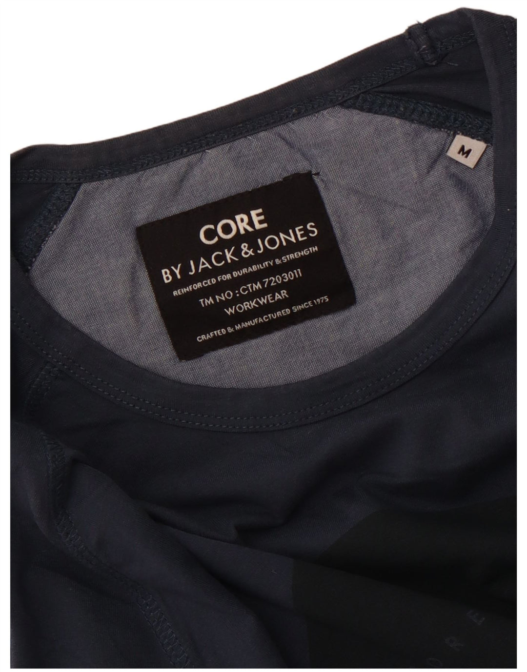 Jack & Jones pentru bărbați cu grafic Top cu mânecă lungă, mediu bleumarin