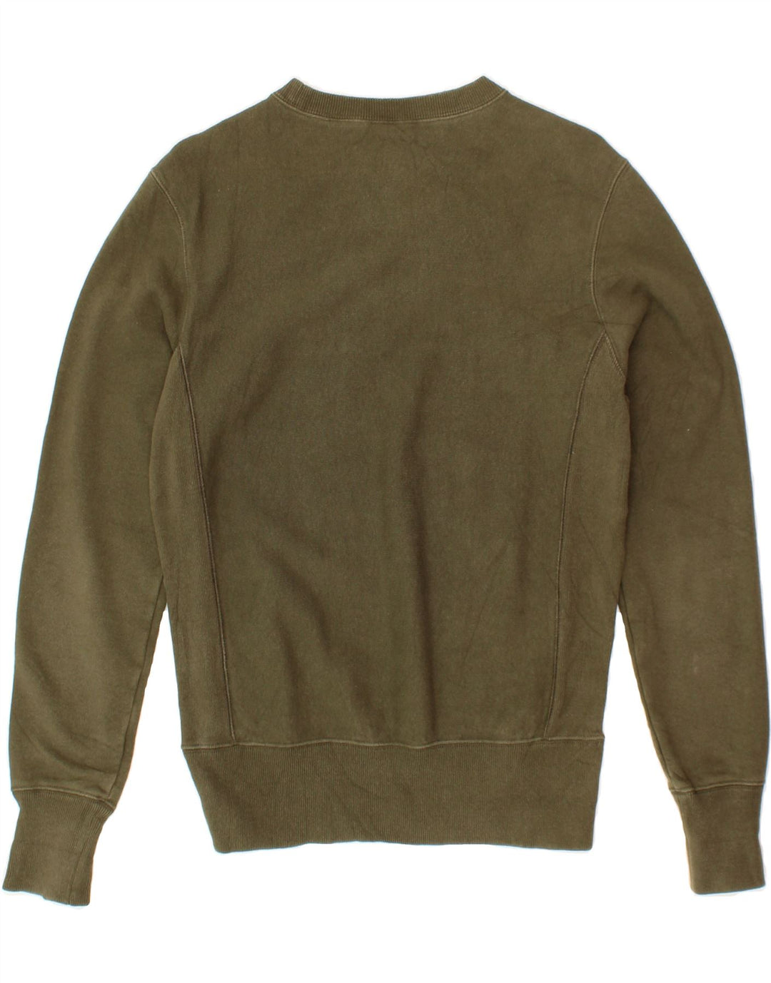 CHAMPION Womens Sweatshirt Jumper UK 10 Small Khaki Cotton Vintage Champion and Second-Hand Champion from Messina Hembry 