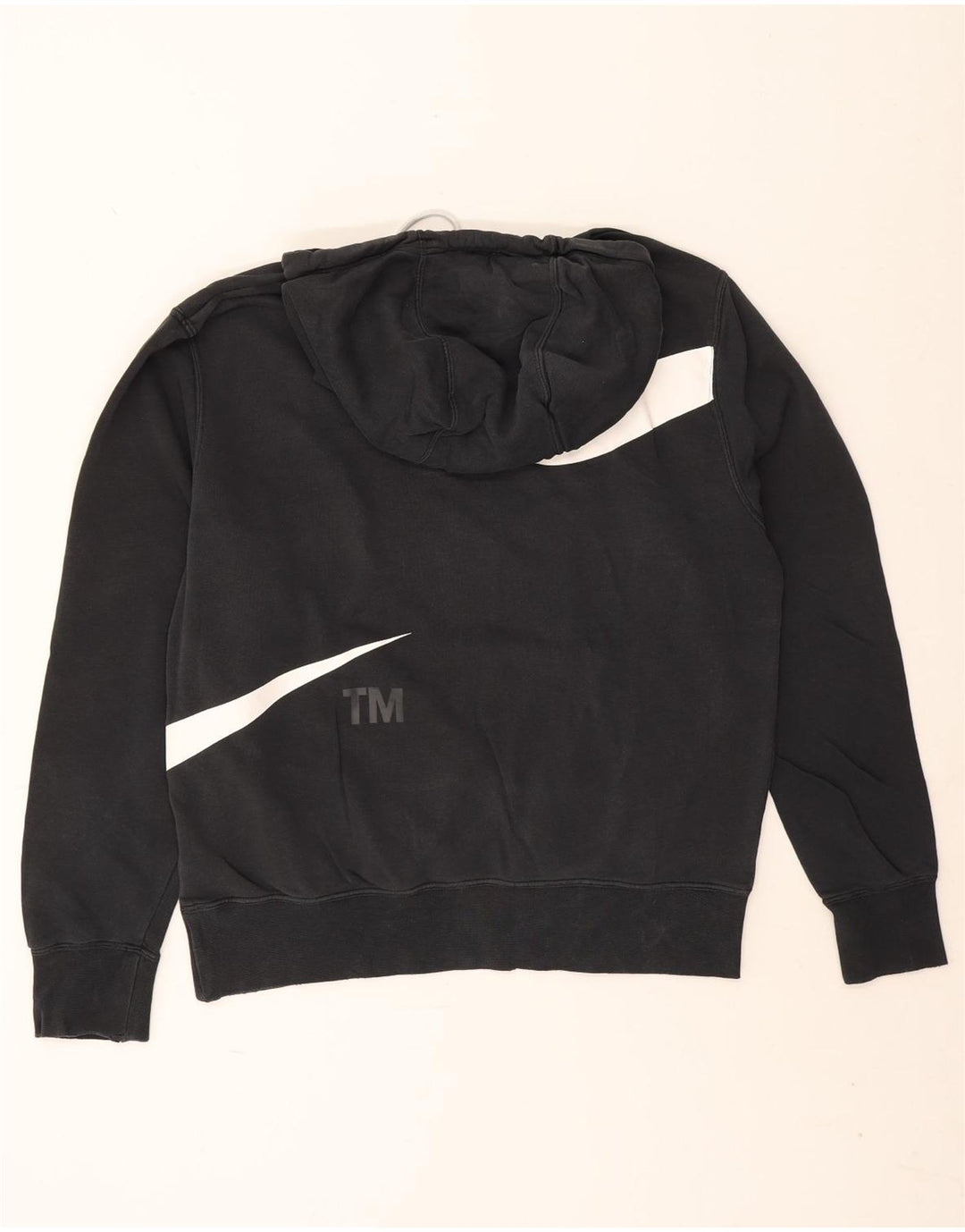 Pulover Nike Grafic pentru bărbați, bumbac mediu negru