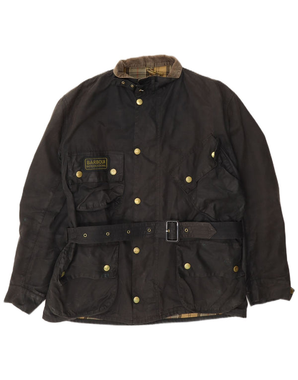 Jachetă pentru bărbați Barbour din bumbac cerat UK 44 Maro mare