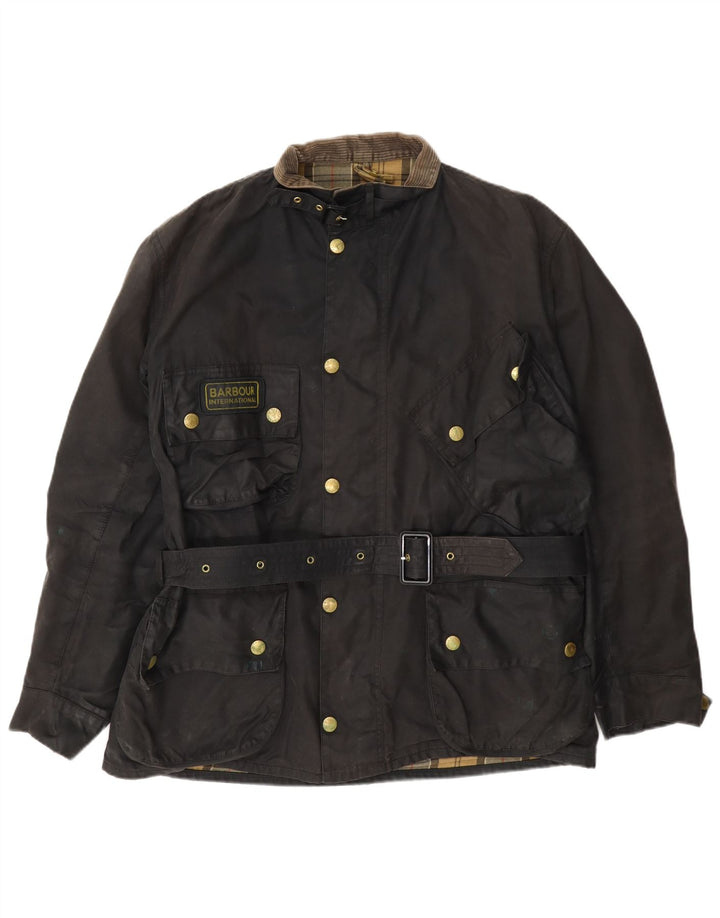 Jachetă pentru bărbați Barbour din bumbac cerat UK 44 Maro mare