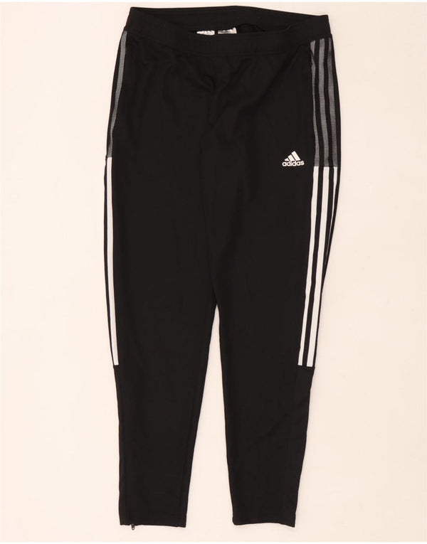Pantaloni de trening Adidas Aeroready pentru femei UK 12/14 Poliester mediu negru