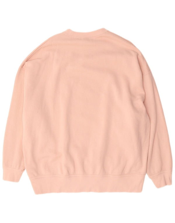 Pulover supradimensionat pentru femei Nike UK 6 XS bumbac roz