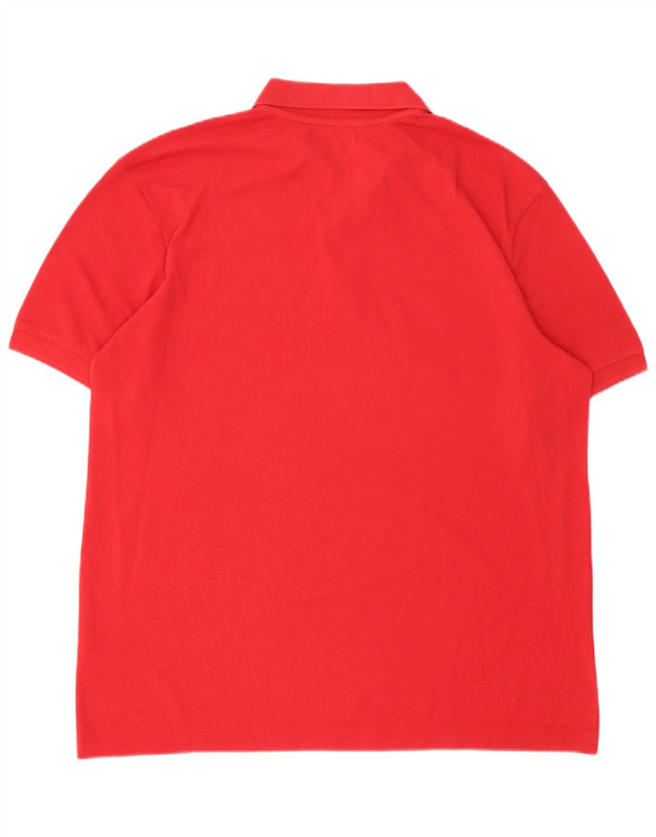 Cămașă polo pentru bărbați Kappa 2XL bumbac roșu