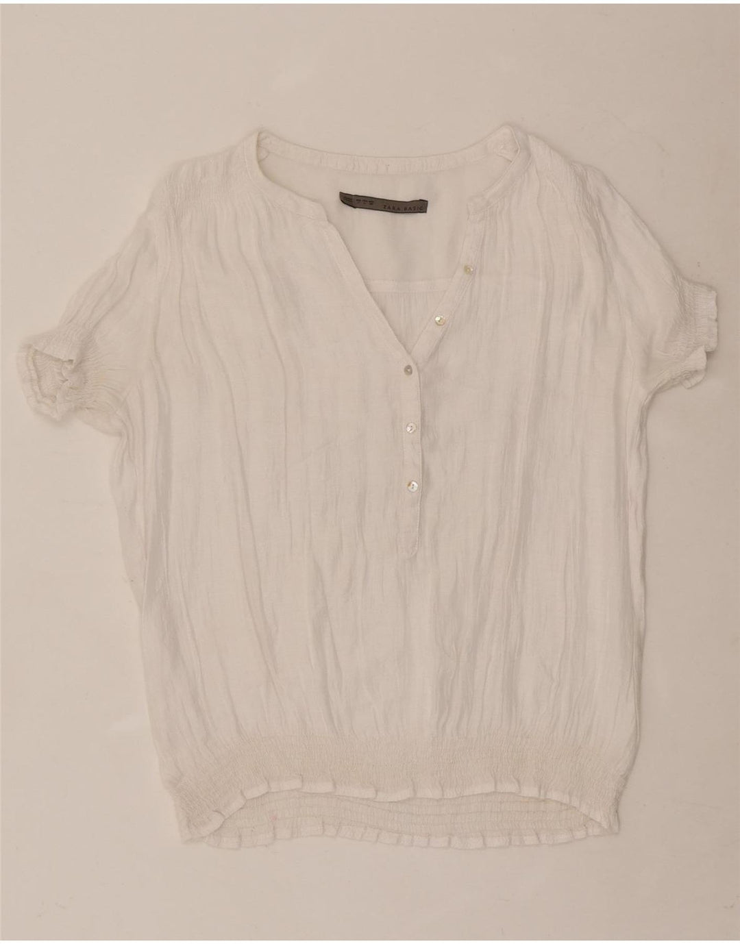 Bluză pentru femei Zara UK 16 Large White