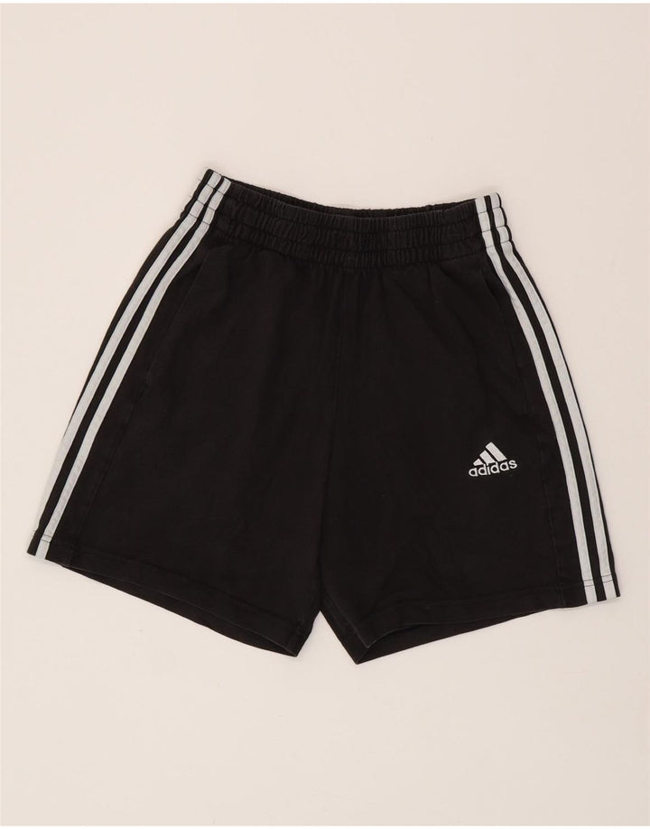 Pantaloni scurți sport ADIDAS pentru bărbați, bumbac negru mic