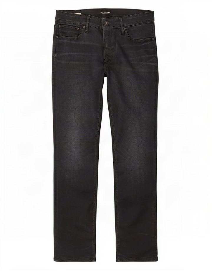 Blugi drepți pentru bărbați Jack & Jones W32 L32 bumbac bleumarin