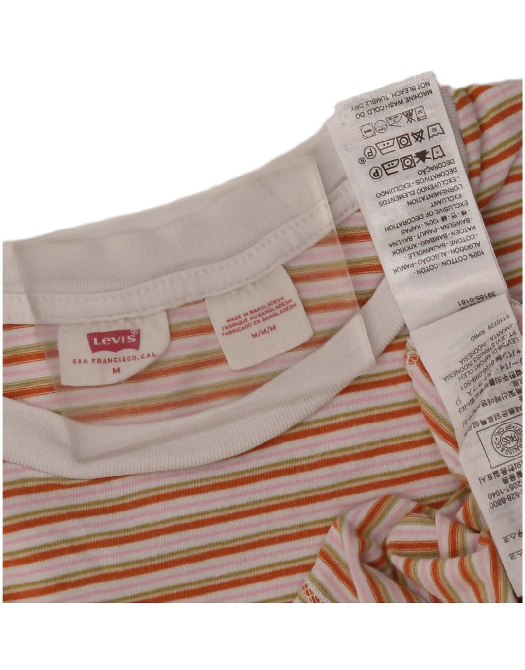 Tricou pentru femei LEVI'S Top UK 14 Medium, multicolor, bumbac cu dungi