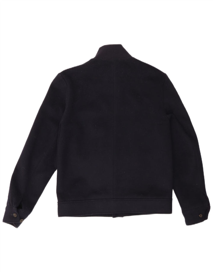 Reiss Bomber Jacket pentru bărbați UK 36 Mic Lână bleumarin