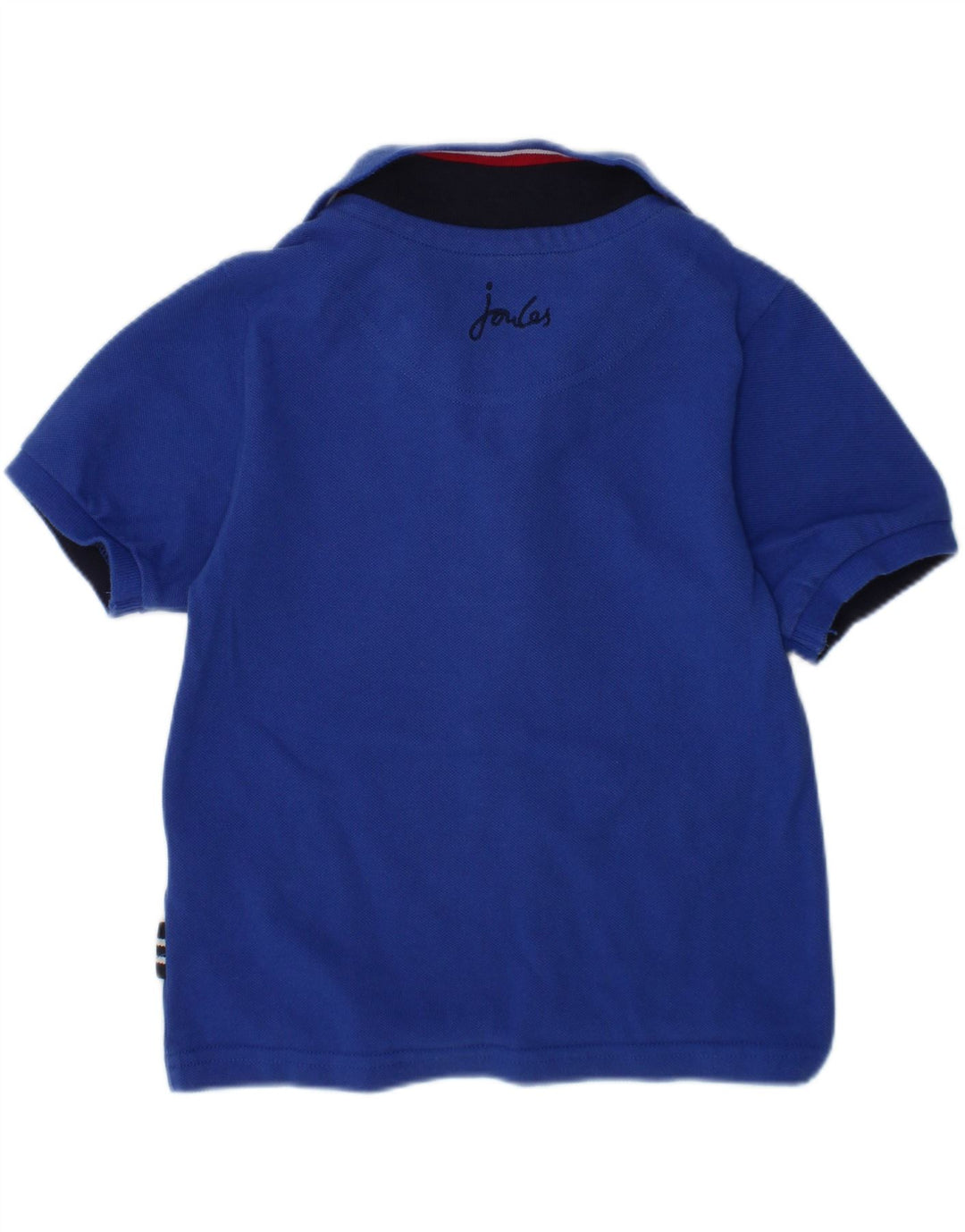 JOULES Boys Polo Shirt 3-4 Years Navy Blue Cotton Vintage Joules and Second-Hand Joules from Messina Hembry 