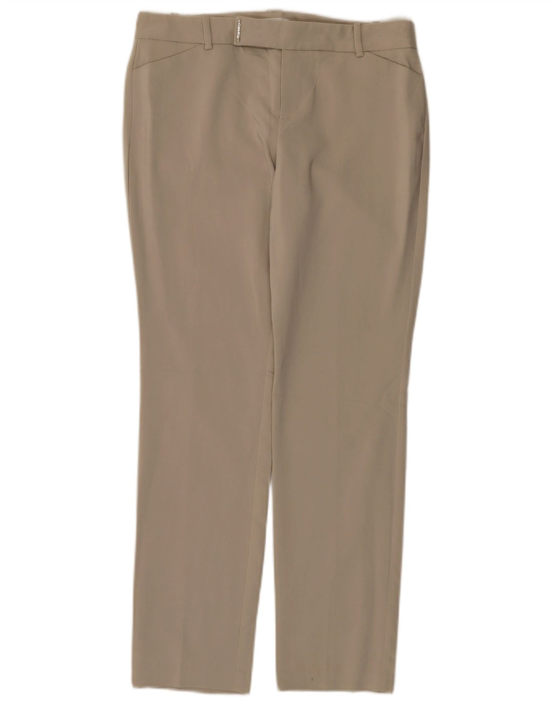 Pantaloni casual drepti pentru femei CALVIN KLEIN US 4 Small W30 L28 Bej