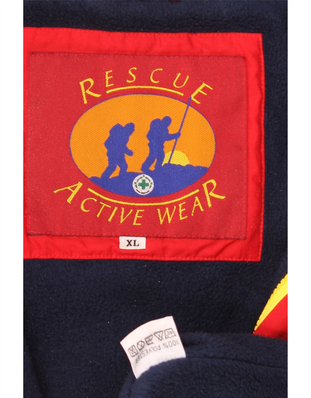 Jachetă de schi cu glugă vintage pentru bărbați UK 42 XL Poliester color bloc roșu