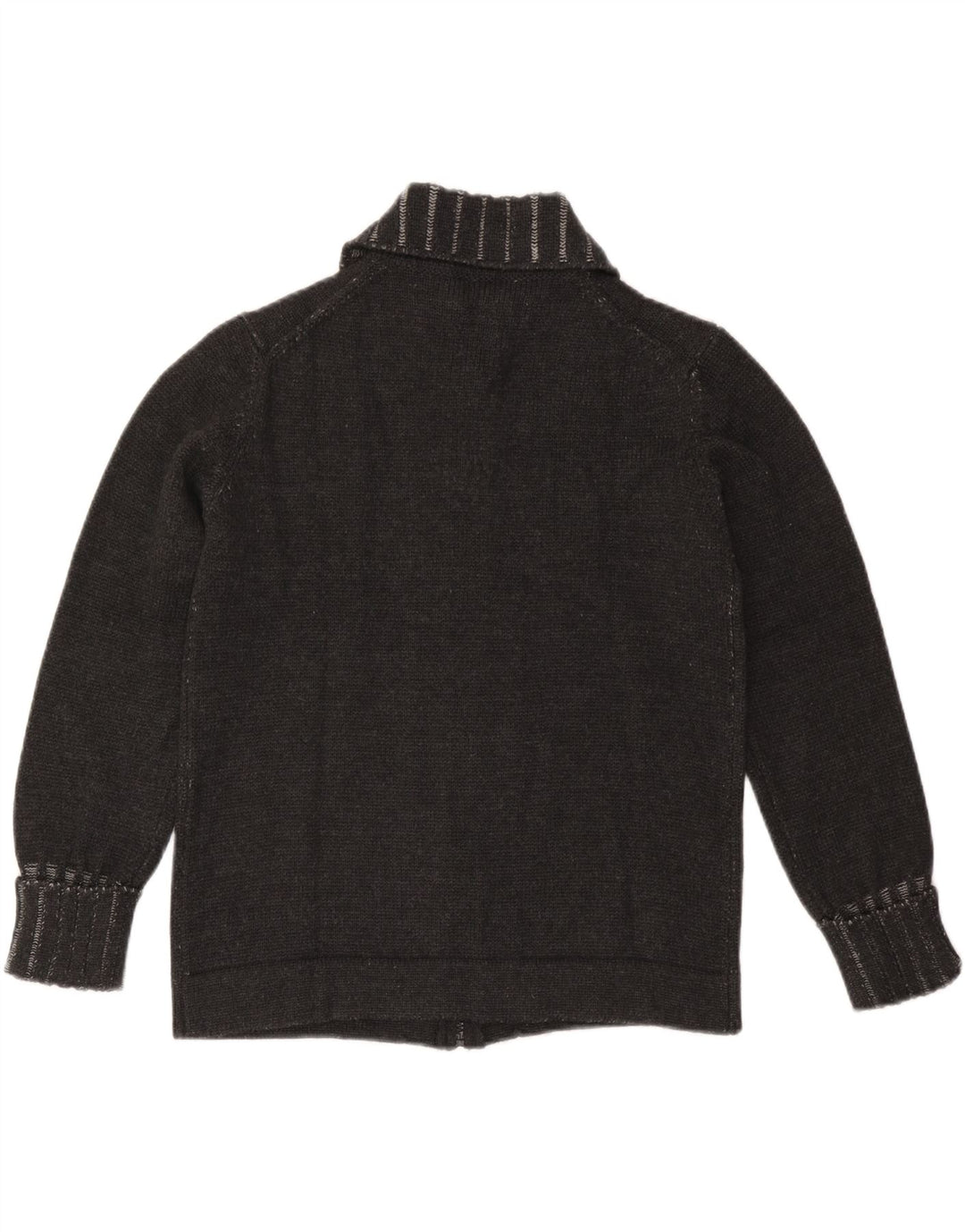 MAX & CO. Pulover cardigan pentru femei UK 14 Lână neagră medie