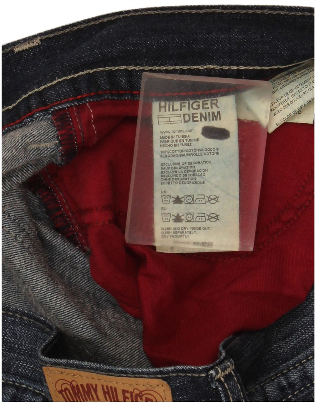 Blugi drepti pentru bărbați Tommy Hilfiger L34 L34 Bumbac albastru