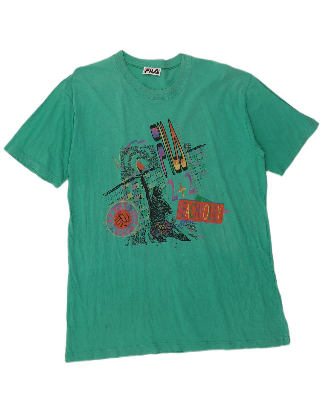 Tricou grafic pentru bărbați Fila Top XL Verde