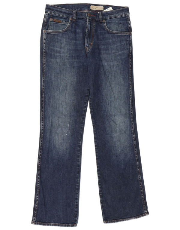 Blugi Wrangler pentru femei Pittsboro Bootcut W32 L32, bumbac albastru