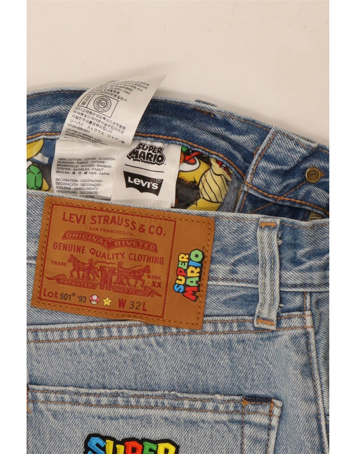 Pantaloni scurți Levi's 501 Denim W32 Medium Blue Bumbac