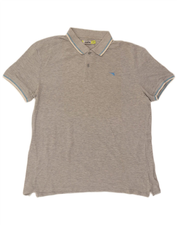 Tricou polo pentru bărbați Diadora 2XL gri