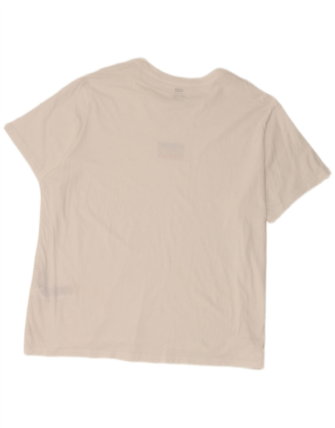 Tricou pentru femei Levi's Top UK 20 2XL Bumbac alb