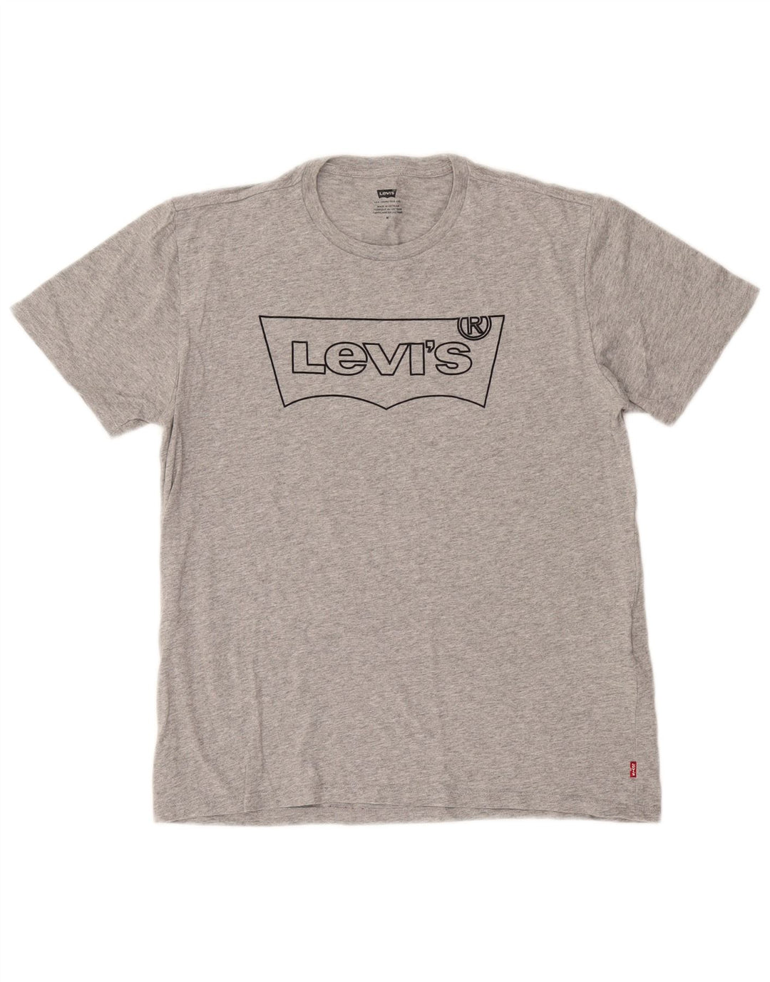 Tricou grafic pentru bărbați Levi's Top din bumbac gri mediu