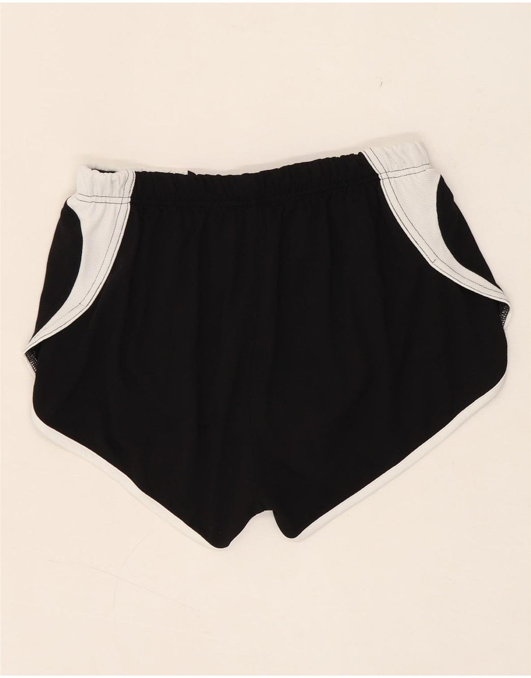 Pantaloni scurti sport ASICS pentru femei UK 14 Medium Black Colorblock Poliester