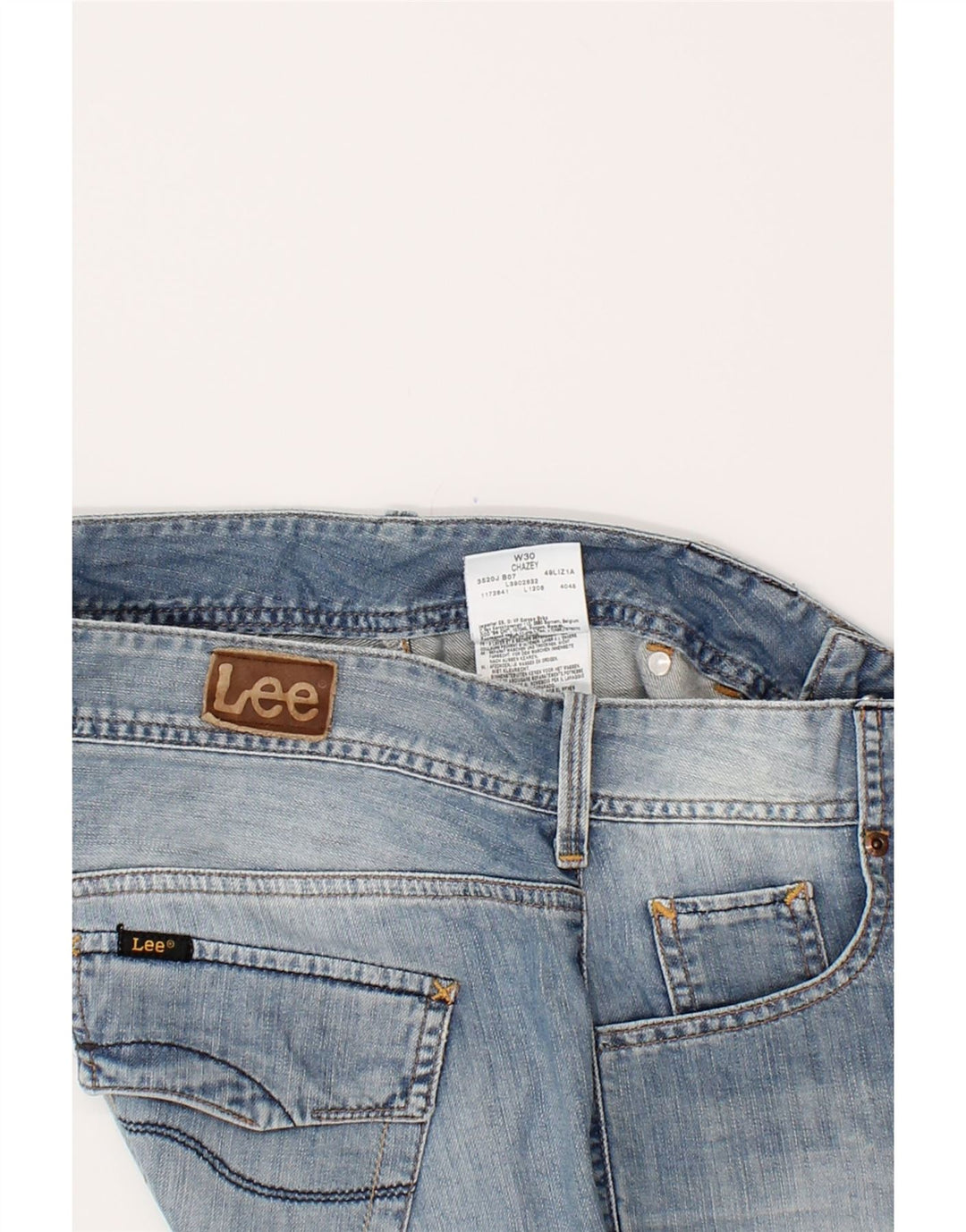 LEE Womens Denim Shorts W30 Medium Blue Cotton Vintage Lee and Second-Hand Lee from Messina Hembry 