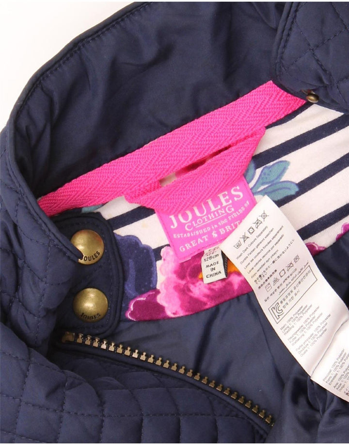 Gilet matlasat Joules Fete 7-8 ani Poliester bleumarin