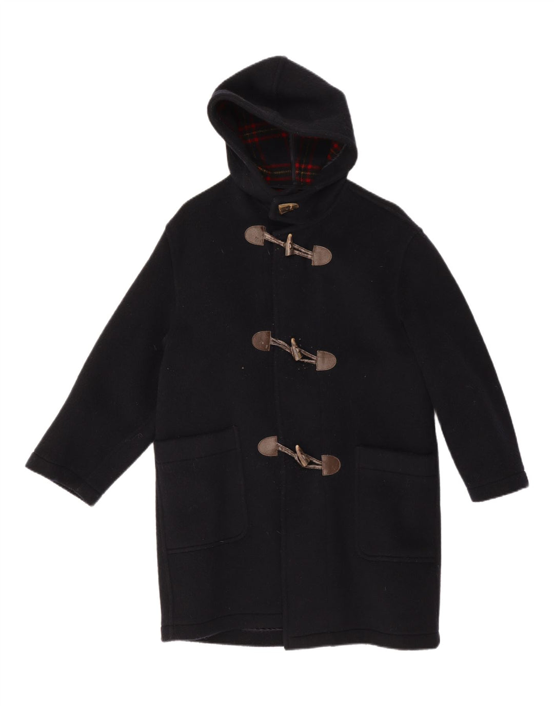 Manson vintage pentru bărbați cu glugă UK 38 Medium Bluemarin Lână virgină