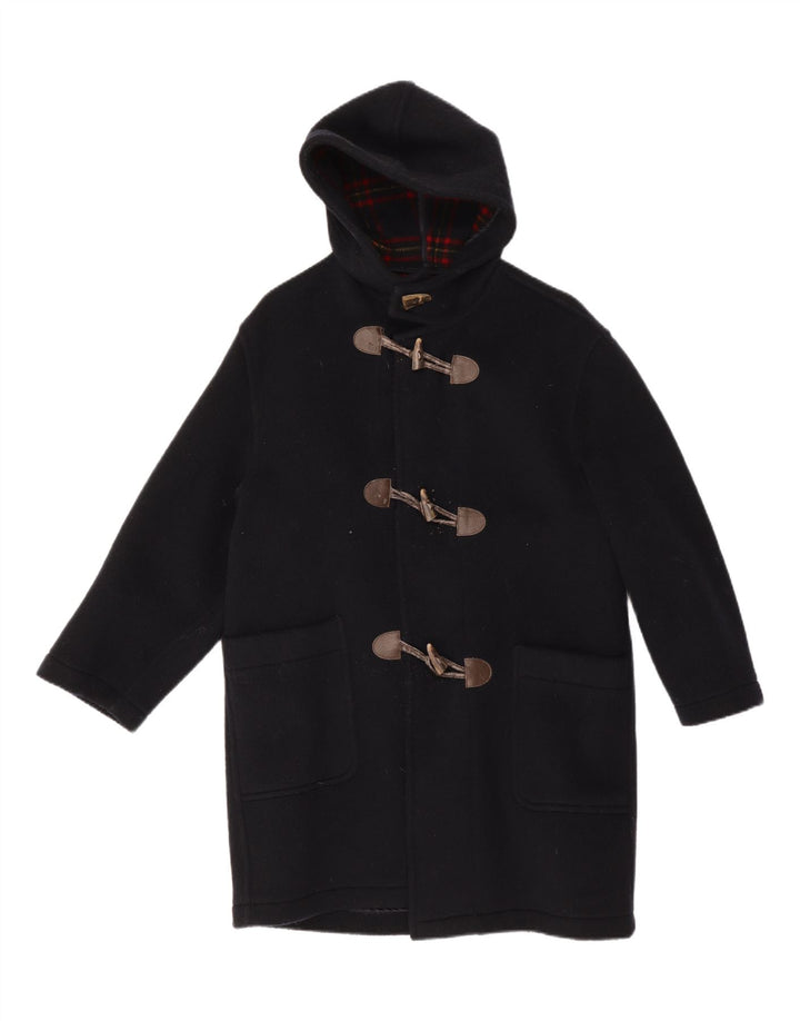 Manson vintage pentru bărbați cu glugă UK 38 Medium Bluemarin Lână virgină