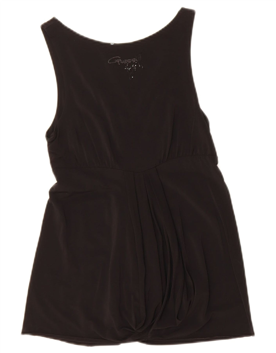 GUESS BY MARCIANO Womens Sleeveless Blouse Top IT 40 Small Black
