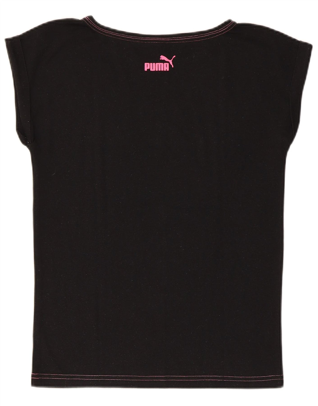 Tricou grafic PUMA pentru fete Top 11-12 ani negru