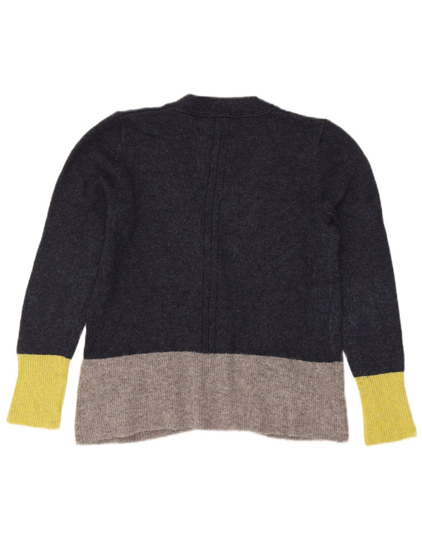Pulover cardigan pentru femei White Stuff UK 12 Medium Bleumarin Colorblock