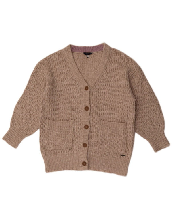 Pulover cardigan supradimensionat pentru femei Joules UK 8 Small Bej Poliester