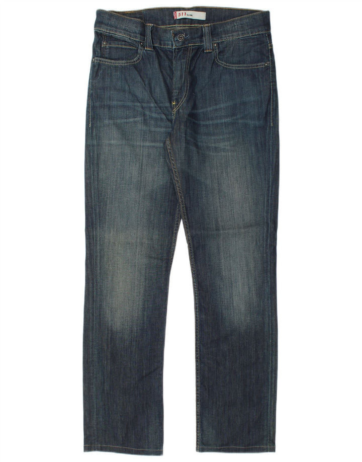 Blugi Levi's 511 Slim pentru bărbați W36 L32 Bumbac albastru