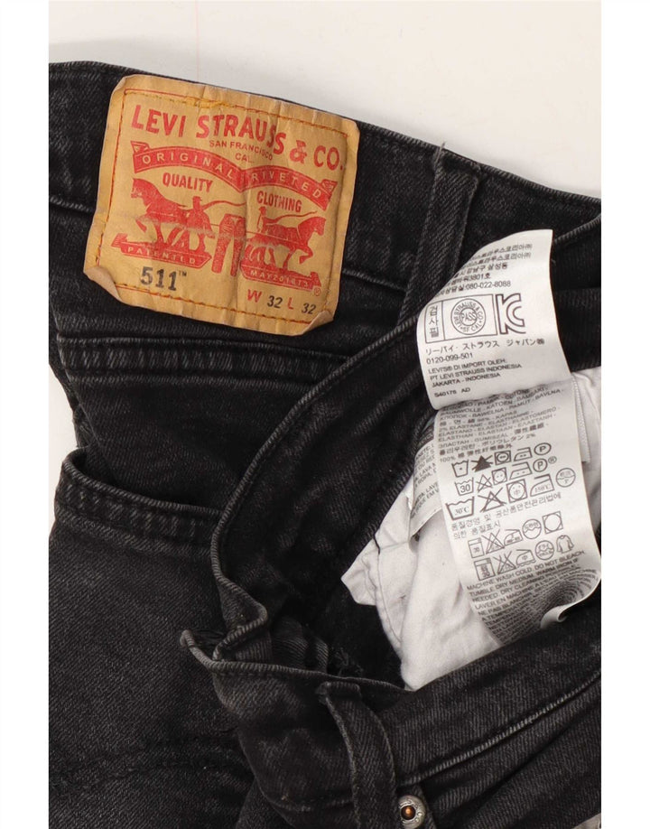 Blugi Levi's 511 Slim pentru bărbați W32 L32 bumbac gri