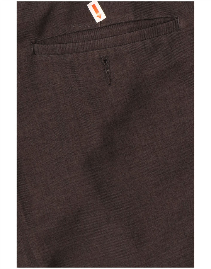 Pantaloni de costum pentru bărbați Marks & Spencer L44 L29 Gri poliester
