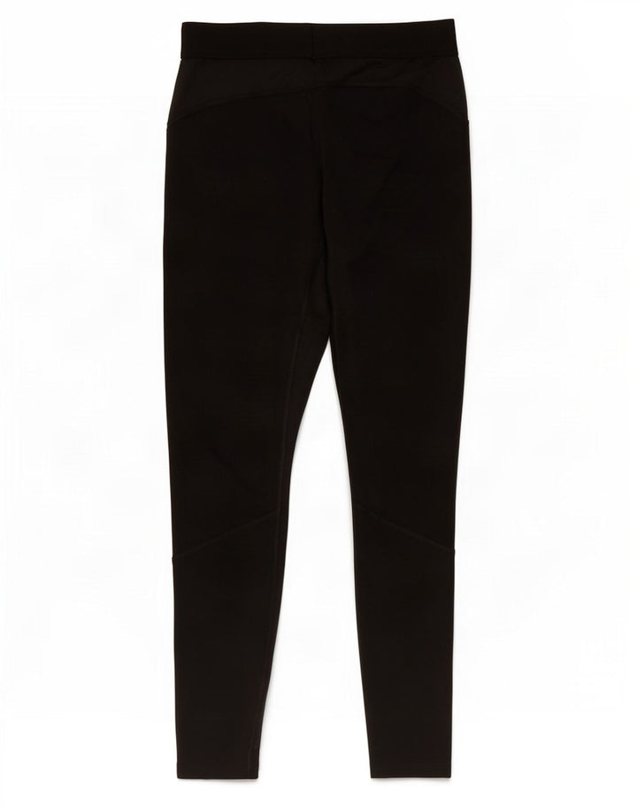 Leggings Adidas pentru femei Tech Fit UK 16, mare, negru, poliester